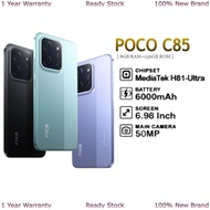 ✅ Poco C85 Smartphone | MediaTek Helio G81 Ultra | 6.9" IPS LCD Display | Single Rear Camera 50MP