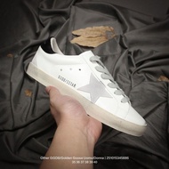 Golden Goose White Sneakers - Breathable Perforated Insole