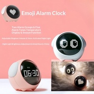 Emoji alarm clock multifunctional electronic alarm little night light kids clock student special cre