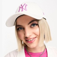 topi new era new york yankees putih logo pink 100% original