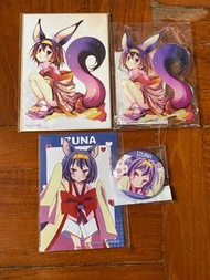 <現貨> No game no life 遊戲人生 Kuji 抽賞 一番賞 日本 初瀨伊鋼 立牌 襟章 吧唧 色紙 特典