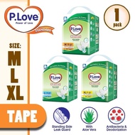 P.Love Standard Adult Tape Diapers - M10/L8/XL8