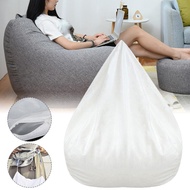 【AB HHG】 2 Pieces Bean Bag Sofa Bean Bag Bedroom Style Furniture Solid Color Single Bean Bag Lazy Sofa Cover DIY Filling Inside (No Filling)