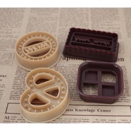 4 in 1 Denmark Danish Butter Cookies Cutter Mold Chocolate Mould