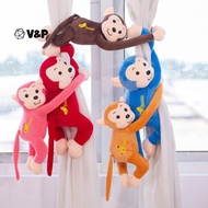 V&P Gibbon Monkey Plush Toy Qui Demolition Creative Hanging Monkey Home Decoration Accessories