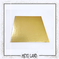 SQUARE coaster 25X25 cm GOLD cake base (3 PCS) square cake board 25cm GOLD board 25x25cm cardboard 2