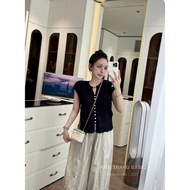 H67 Set CDG women's mussel sleeves, zip shirt with freesize raw wind pants, dynamic personality