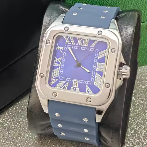 Luxury Hot Selling Ce Out High Quality Top Square Classic Quartz Watches Men Fashion Watch AAA Rubbe