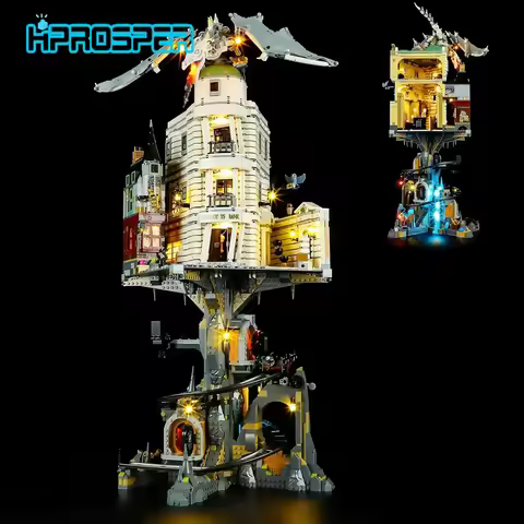 HPROSPER 5V LED Light (No Model) For LEGO 76417 Harry Potter Gringotts Wizarding Bank-Collectors’Edi