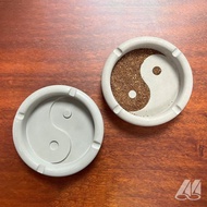 任性煙灰缸 無謂煙灰缸 水泥 混凝土 煙灰缸 太極 風格煙灰缸