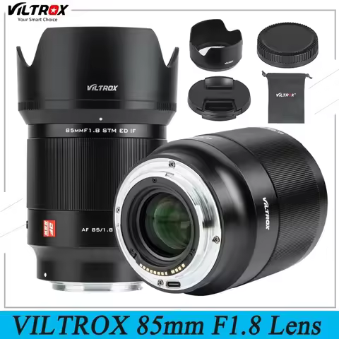 VILTROX 85mm F1.8 II STM Auto Focus Portrait Large Aperture Lens AF for Sony E mount Fuji X mount Ni