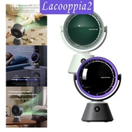 [Lacooppia2] USB Desk Fan Mini Table Fan with Night Light Camping 3 Speeds Personal Fan