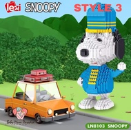 LEGO Snoopy Nano Blocks 3D Building Blocks For Children Building Blocks