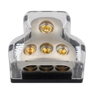 [Gazechimp3] 3 Way Power Distribution Block, 1x 0 Gauge in 3x 4 Gauge Out for Car Audio Splitter Acc