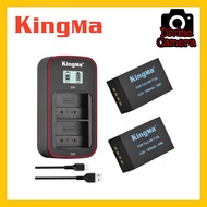 KingMa NP-T125 2-Pack Battery and Lcd Dual Charger Kit for Fujifilm GFX50S, GFX50R, GFX100