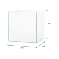 JBJ Ultra Clear Glass Aquarium Rimless Cube Tank (20cm/24cm/27cm/30cm)