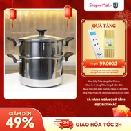 Tefal Couscous Primary E 18/10 Stainless Steel Steamer3089504 24cm - Stainless steel - 3-layer base 