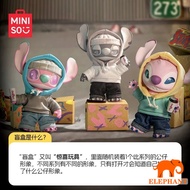 MINISO MINISO MINISO Disney Stitch GenZ Street Series Vinyl Plush Mystery Box Pendant Cute Fun Stitc