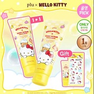 預訂 - 韓國 Plu X Hello Kitty 白麝香身體磨砂膏 200g + 200g｜Original Body Scrub White Musk