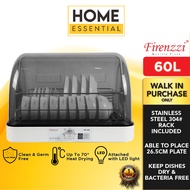 Firenzzi Dish Dryer with LED Light Stainless Steel 304# Anti-Bacterial & Virus FD-268