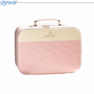 TGWH F2C กระเป๋าเครื่องสำอาง แบบ 4 ถาด พร้อมหูหิ้ว กล่องเก็บเครื่องสำอาง สไตล์เกาหลี
