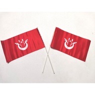 Bendera Tangan Negeri Kelantan/Kelantan State Hand Help Flag @12pcs