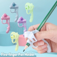 Soft Silicone Student Writing Training Pencil Grasp / Kids Learning Aid Grip / Writing Posture Corre