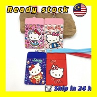 Ready Stock Hello Kitty Card Holder Studio Campus Card Bus Subway Card Easy Card Lanyard Card Holder
