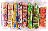 3-in-1 Pack | Assorted Pinoy 90s Chichirya Snack Pompoms Vinegar Pusit Dip Sea Lumpia Shanghai Sweet