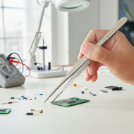 Stainless Steel Tweezers 304 Long Forceps 16-20-30cm