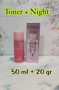 Pilihan Paket Cantik Ponds Bright Beauty / Bright Miracle Serum Cream Day / Night / Toner / Facial F
