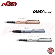 LAMY AL-Star Azure Cosmic White Silver Fountain Pen 2021 / 2022 Limited Edition Model 038 Z28 Conver