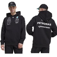 2025 Newest F1 Racing Hooded Sweat + Mercedes AMG Petronas Team 2025 F1 Racing Softshell Jacket + Sp