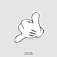 Mickey Hand Sticker