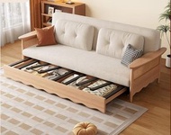 沙發拉床 Pull-out sofa bed   實木組合沙發床  沙發  梳化  單人沙發床   Single sofa bed 雙人沙發床  sofa  Sofa bed 儲物沙發床  羊羔絨沙發