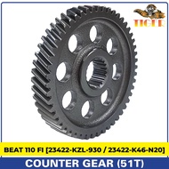 Tiger Honda BEAT 110 FI V1 & V2 Counter Gear (51T) [23422-KZL-930 / 23422-K46-N20]