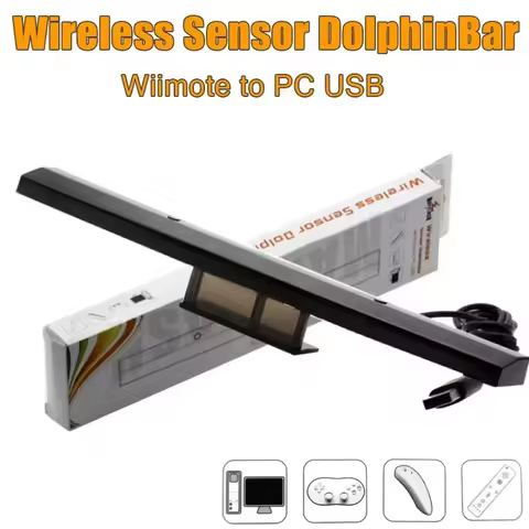 For MayFlash Wireless Sensor Dolphin Bar for Wii Remote Plus Controller To for Windows PC Bluetooth-