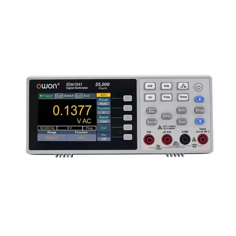 OWON 4 1/2 XDM1041 XDM1241 Digital Multimeter Portable Bench True RMS DC/AC Current Voltage USB Mult