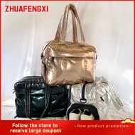 ZHUAFENGXI กระเป๋าถือกระเป๋าเดินทางขนาดใหญ่ผ้านวมสำหรับผู้หญิง,กระเป๋าถือกระเป๋าใส่ของเดินทางไนลอนกระเป๋าดัฟเฟิลแบบพกพามีช่องใส่รองเท้า