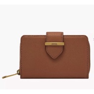 [AUTHENTIC] Fossil Bryce Multifunction Wallet - Brown