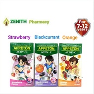 APPETON 7-12 Years ACTIV-C ORANGE/STRAWBERRY/BLAVKCURRANT 60'S