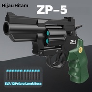 NODIA Menembak Senjata Mainan Anak/ZP-5 Revolver Peluru Lunak Busa/Tembak Tembakan Pistol Mainan/Ama