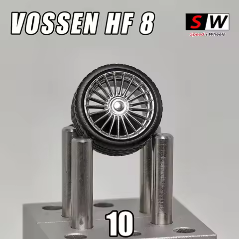 1/64 VOSSEN HF8 10mm SW Mold Play Posture Wheel Rubber Tire