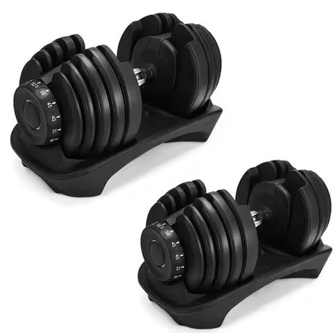 SIHAO Adjustable Dumbbell 24/40 KG 52.5/90 LBS Fitness Equipment Training Arm Muscles Dumbbell Free 