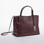 Calvin Klein Platinum collection - East/ West Tote bag Handbag Purse Wallet (burgundy) Coach Furla Kate Spade YSL Givenchy Chanel Celine