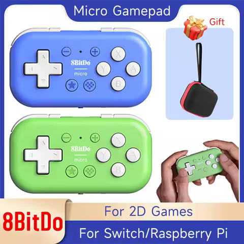 2025 Wireless Micro Gamepad For Switch 2D Games Bluetooth Gaming Pocket Grip Handle Controller For M