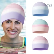 YYS Silicone Swim Hat for Women Water Resistant Swimming Hat Women Surfing Hat