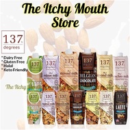 [Theitchymouth][4x1L/12x180ml /Carton ] 137 Degrees Almond Milk UNSWEETENED / Original / Walnut / Nu