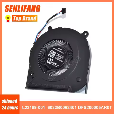 CPU Cooler Fan B7506ASHSF2300TN L23189-001 6033B0062401 DFS200005AR0T For HP 14-CF 14-CK 14-CM 240 2