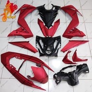 Honda Rs 150 Rs150R Rs150 V1 V2 Cover Set Matt Red Ready Stock HLD Cover Set Kosong - Vietnam